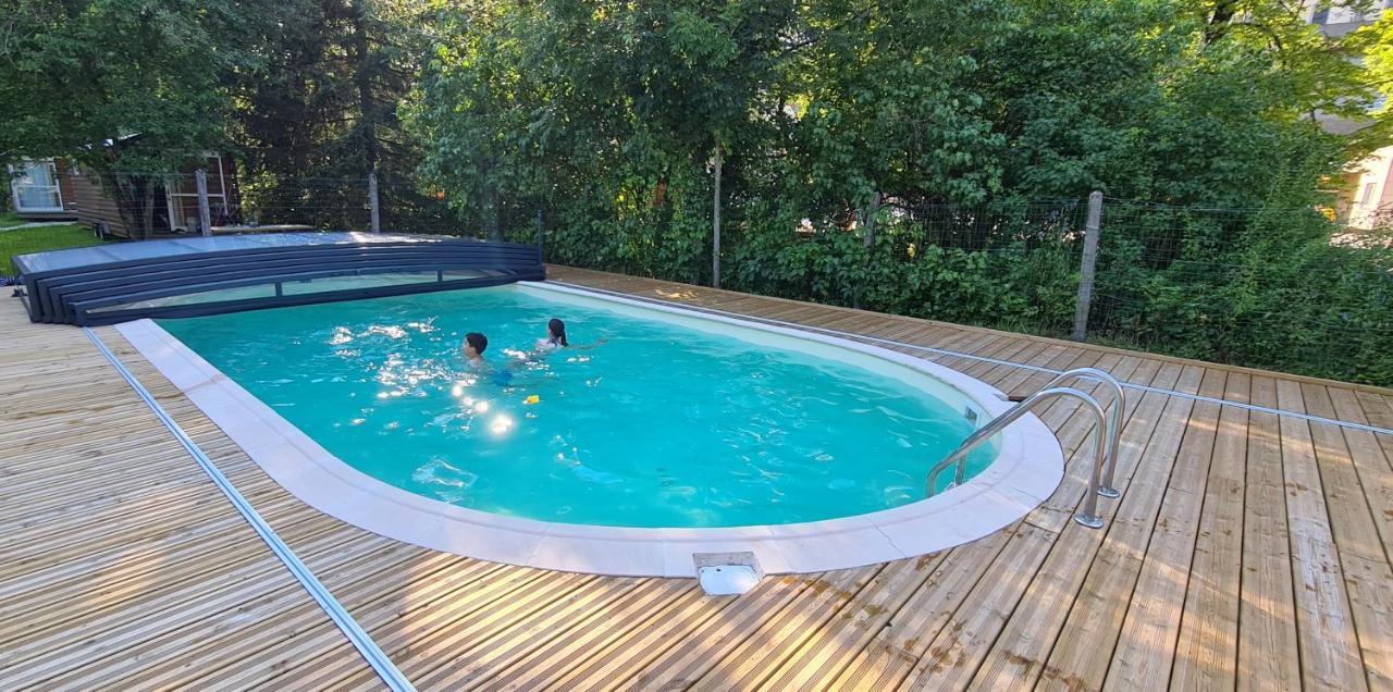 Roulottes Gites - Auberge De La Riviere Foncine-le-Haut Ngoại thất bức ảnh
