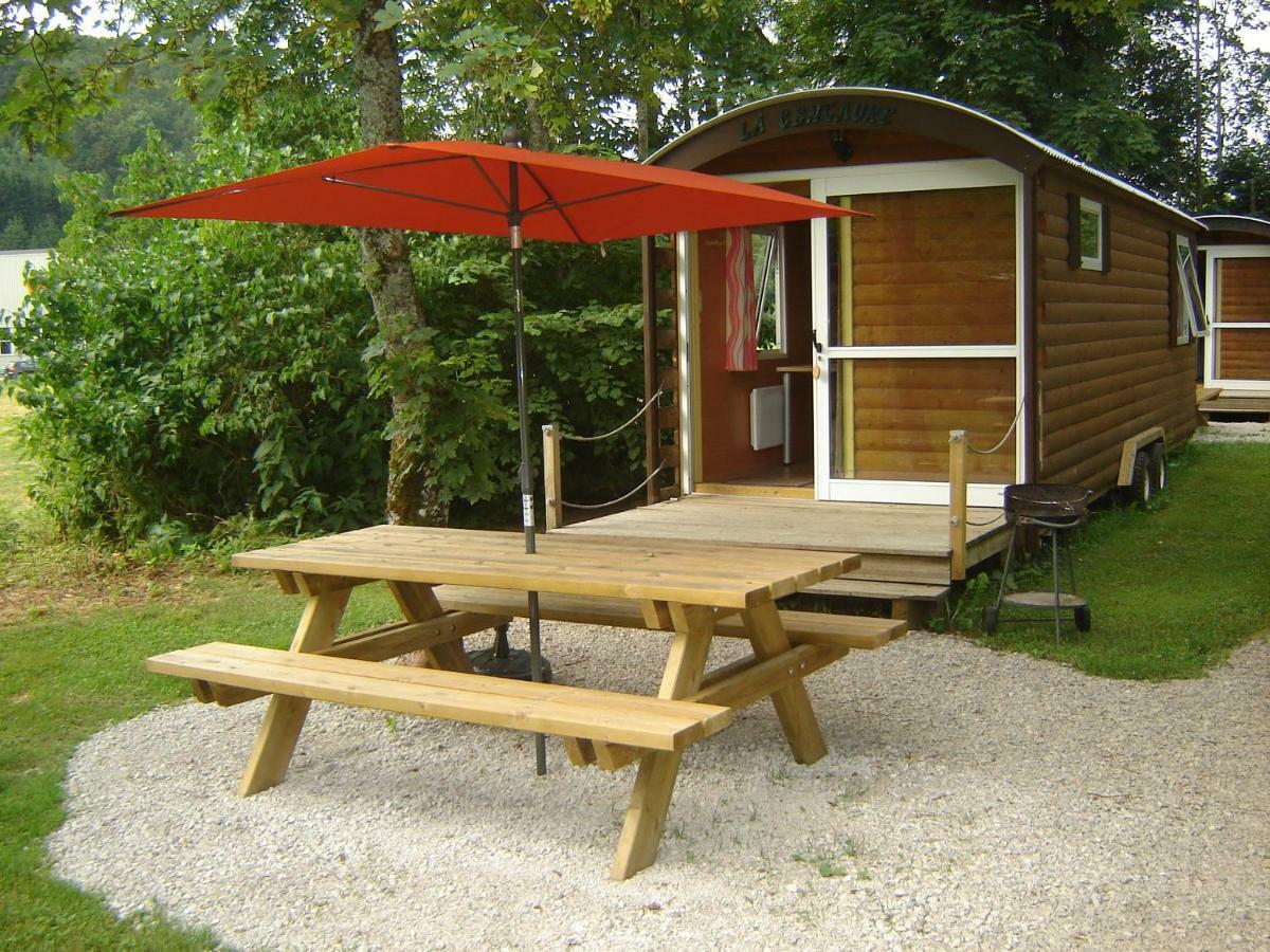 Roulottes Gites - Auberge De La Riviere Foncine-le-Haut Ngoại thất bức ảnh